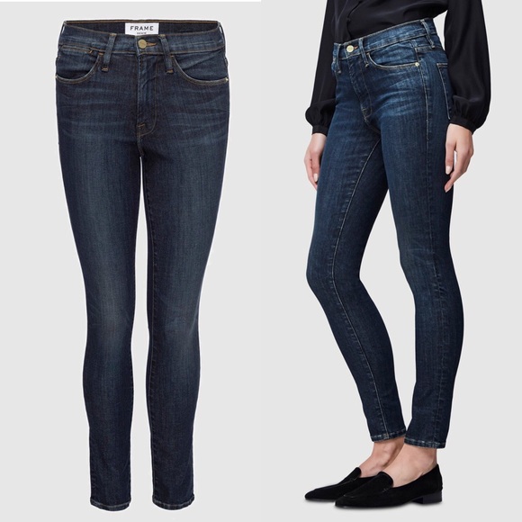 FRAME Le High Skinny (Harvard) - Picture 1 of 7